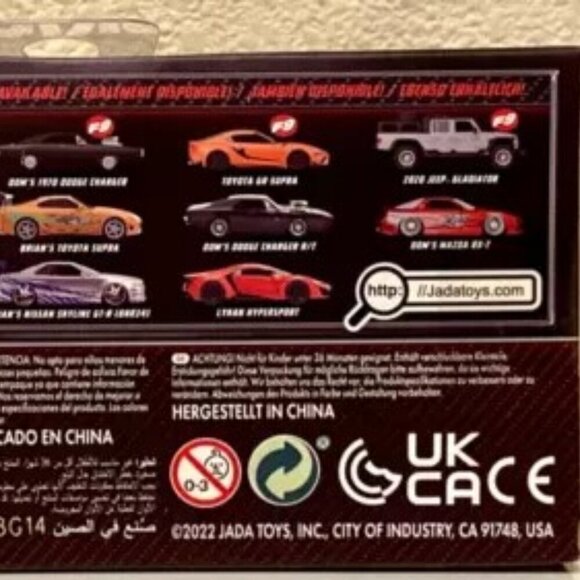 Fast & Furious Han's Mazda RX-7 Jada Toys Orange Die-cast 1:32 Model NIP 2022 - Picture 6 of 7